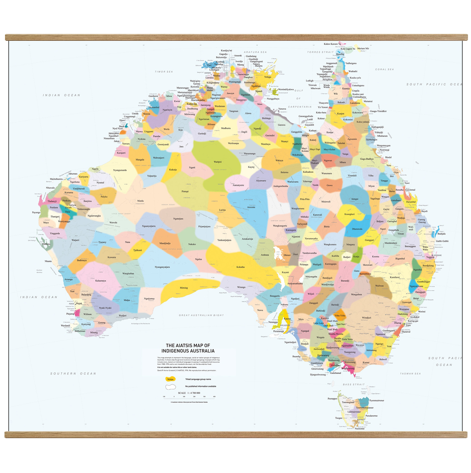 Indigenous Map Of Australia Printable