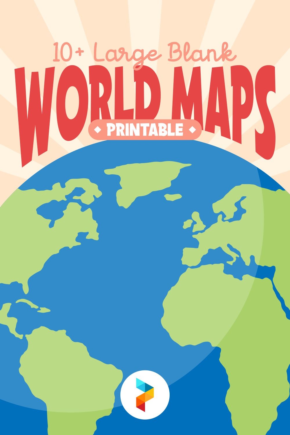 Large Blank Printable World Map Pdf
