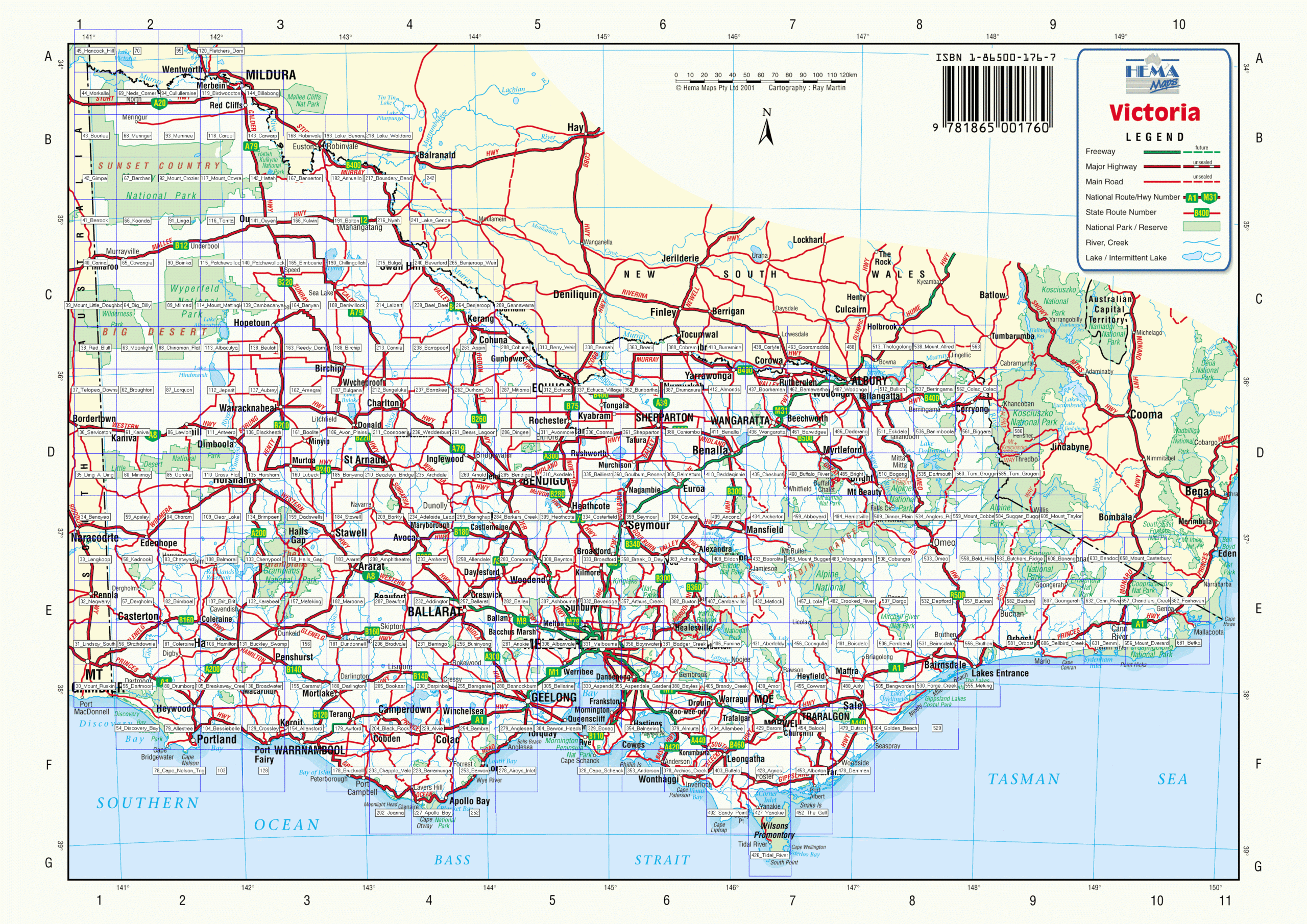 Large Detailed Map Of Victoria With Cities And Towns Map Of Victoria