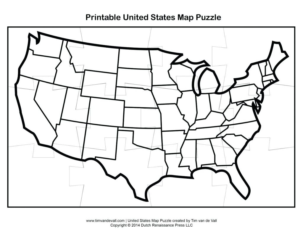Large Printable Blank United States Map Printable US Maps