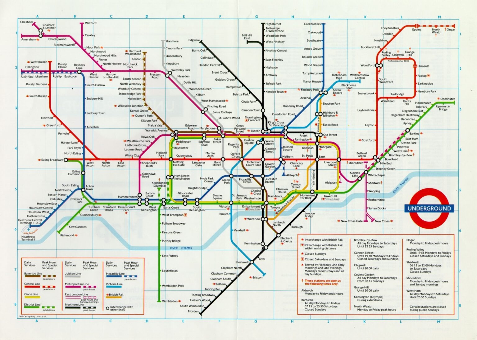 Large Printable London Underground Map Free Printable Maps