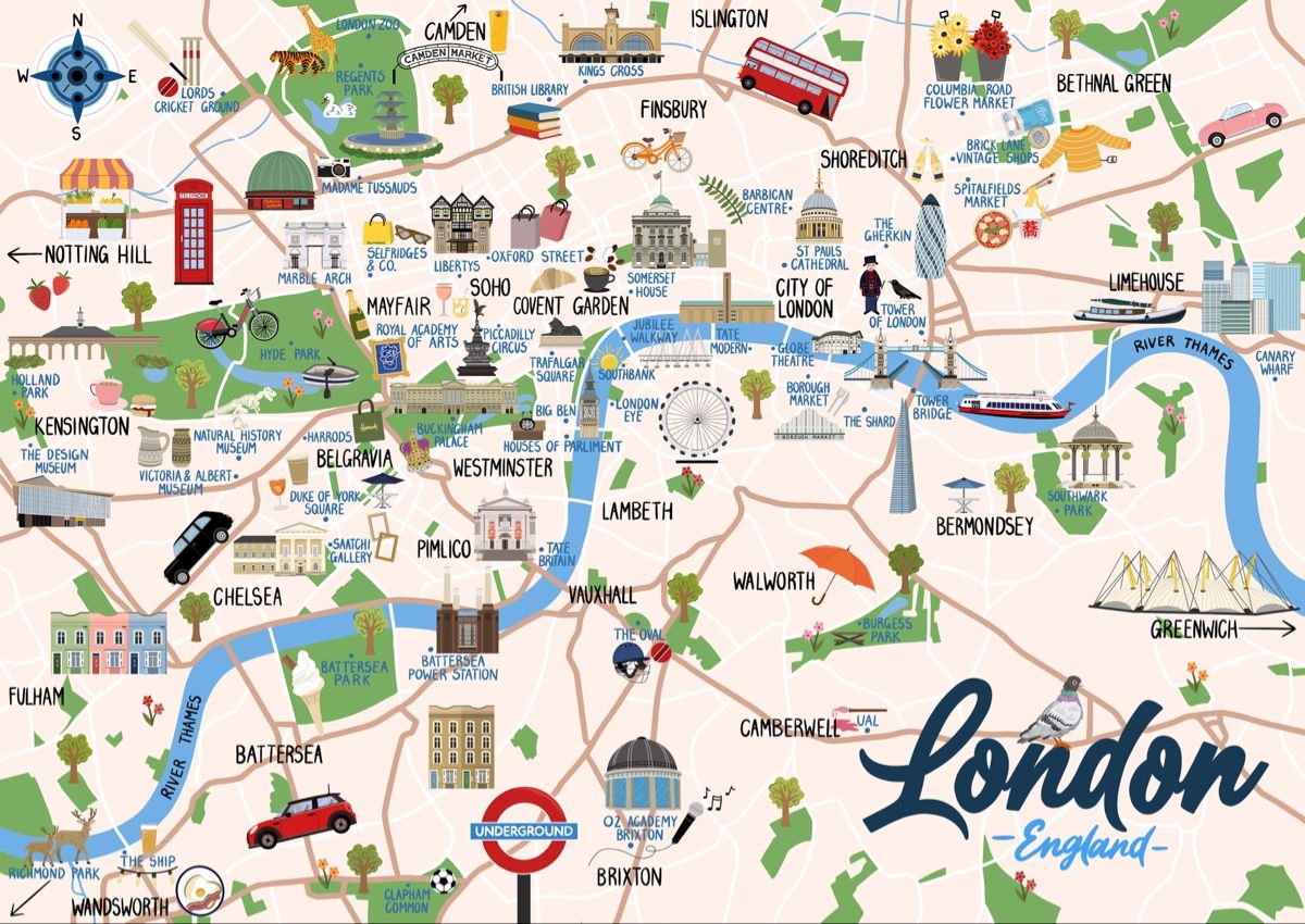 London Map Printable London Map Printable