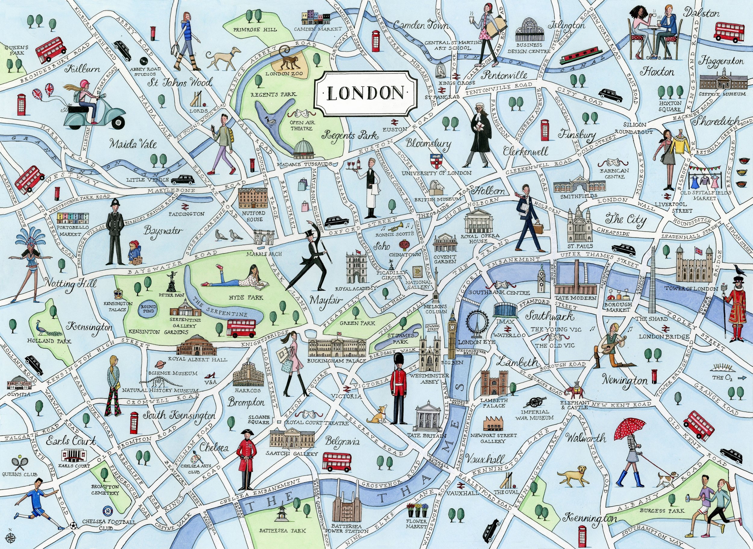 London Map Printable