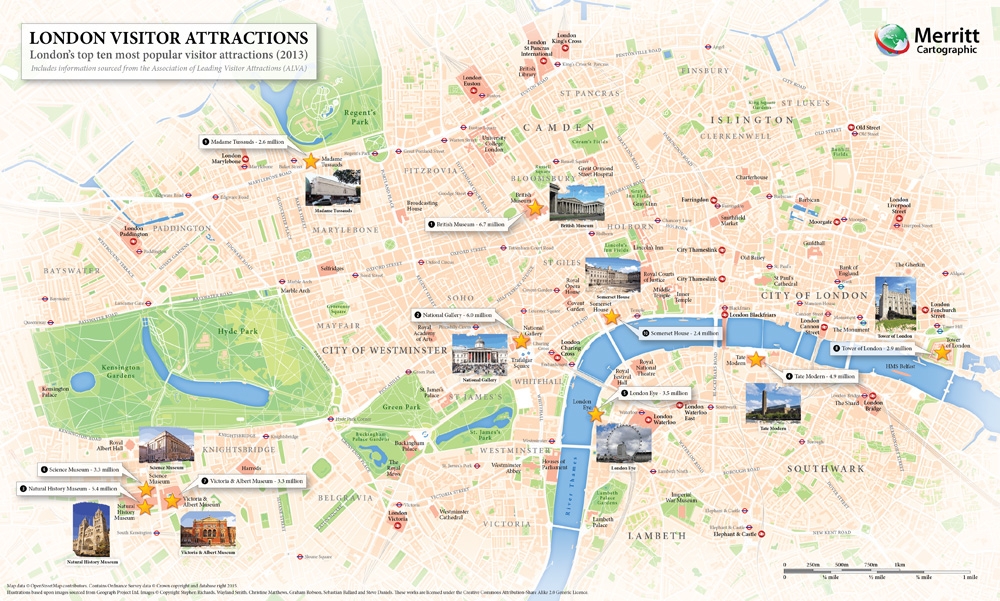London Tourist Attractions Map Printable