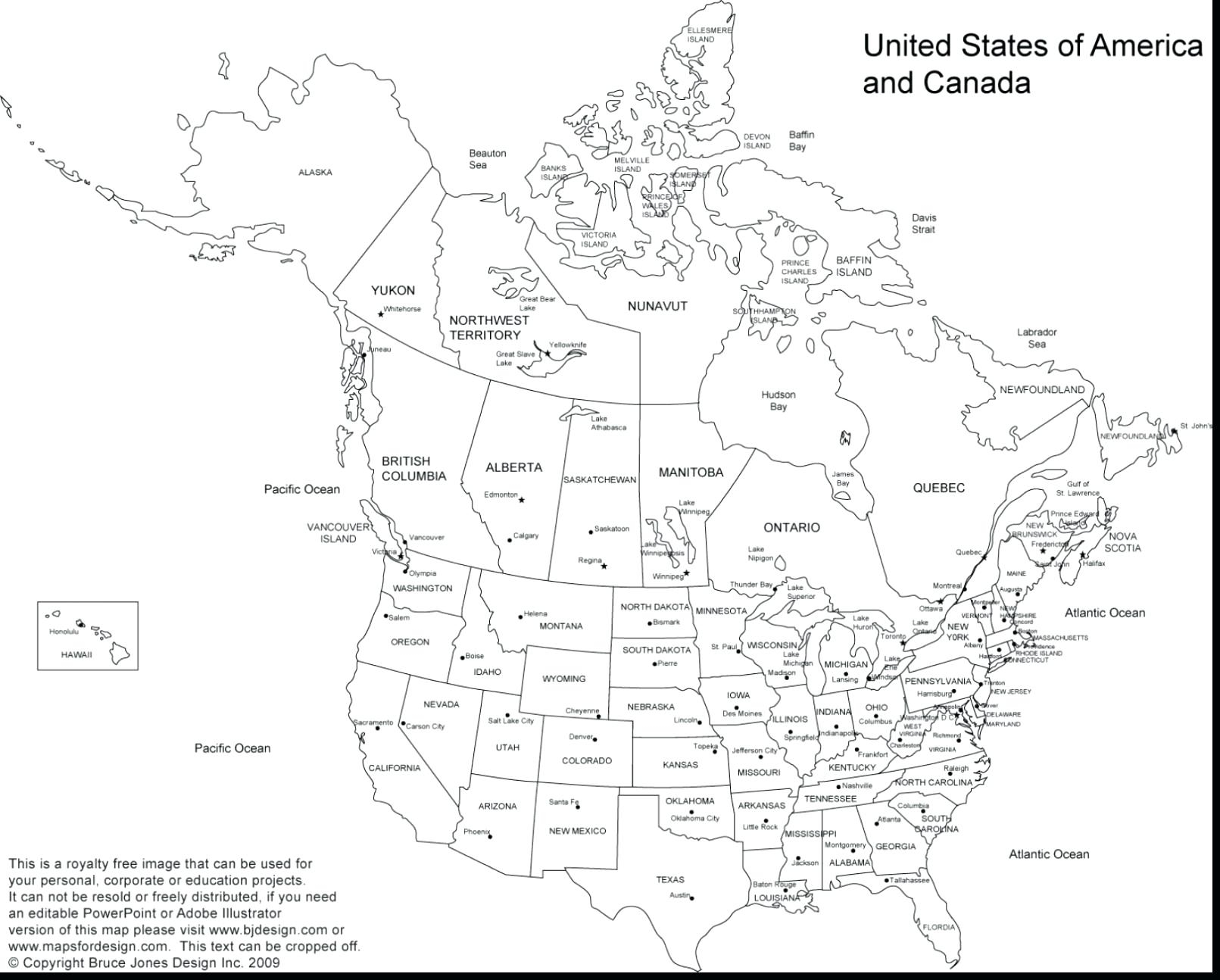 Map Of Canada Coloring Page Printable