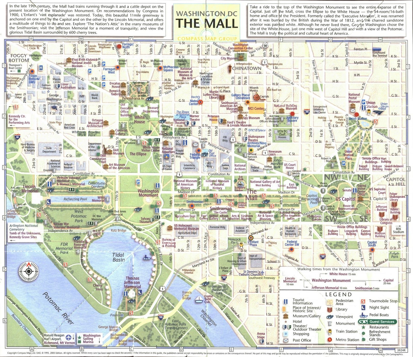 Map Of Dc Mall Area Printable