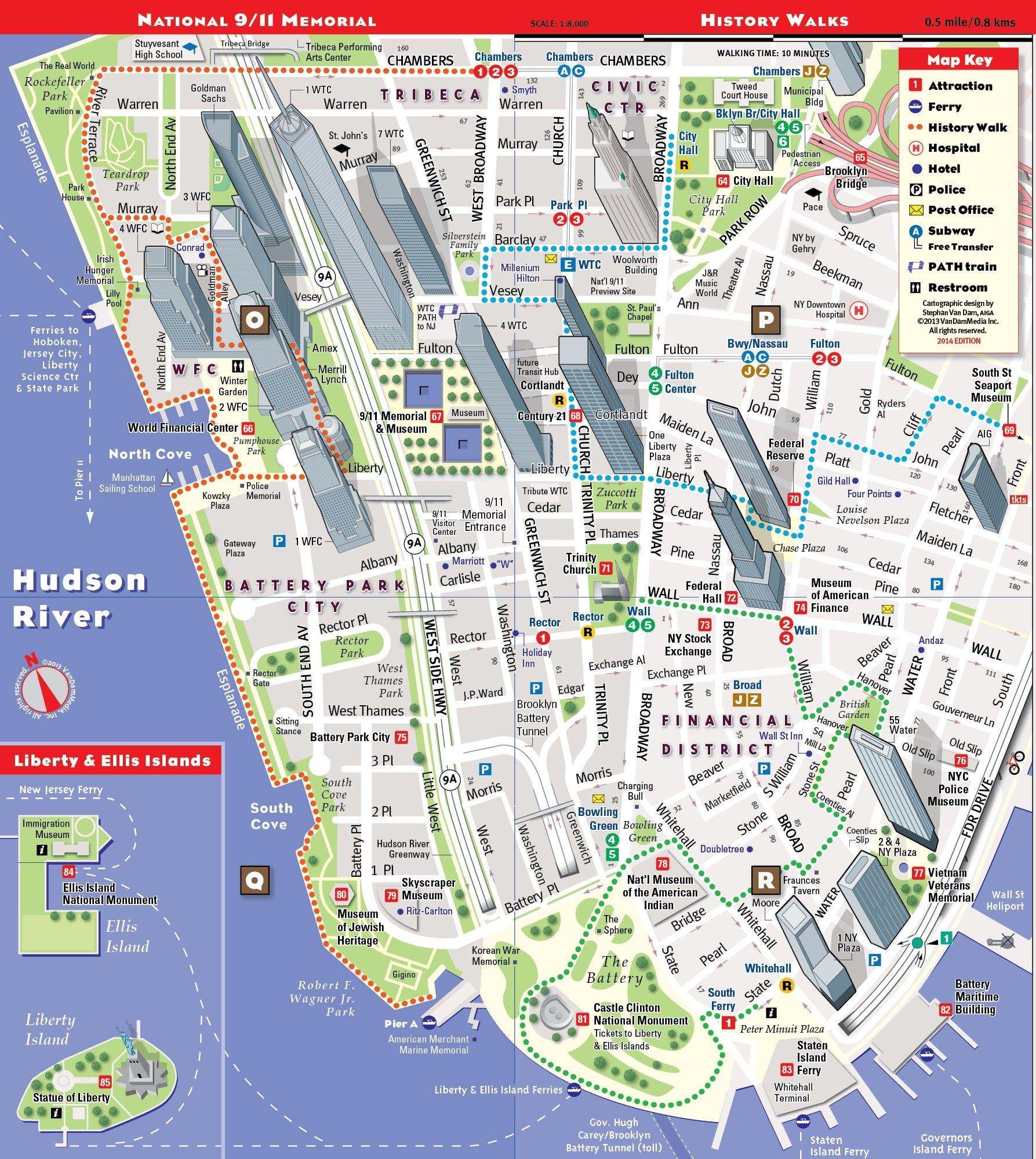 Map Of Manhattan Nyc Printable