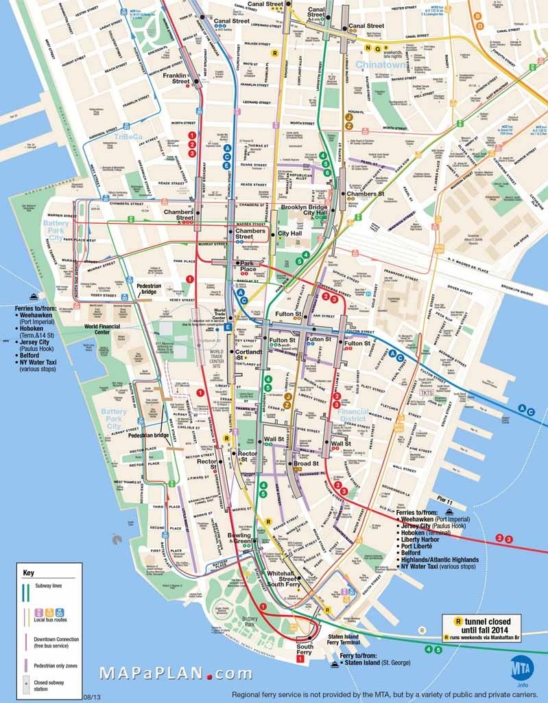 Map Of New York City Attractions Printable Printable And Enjoyable 