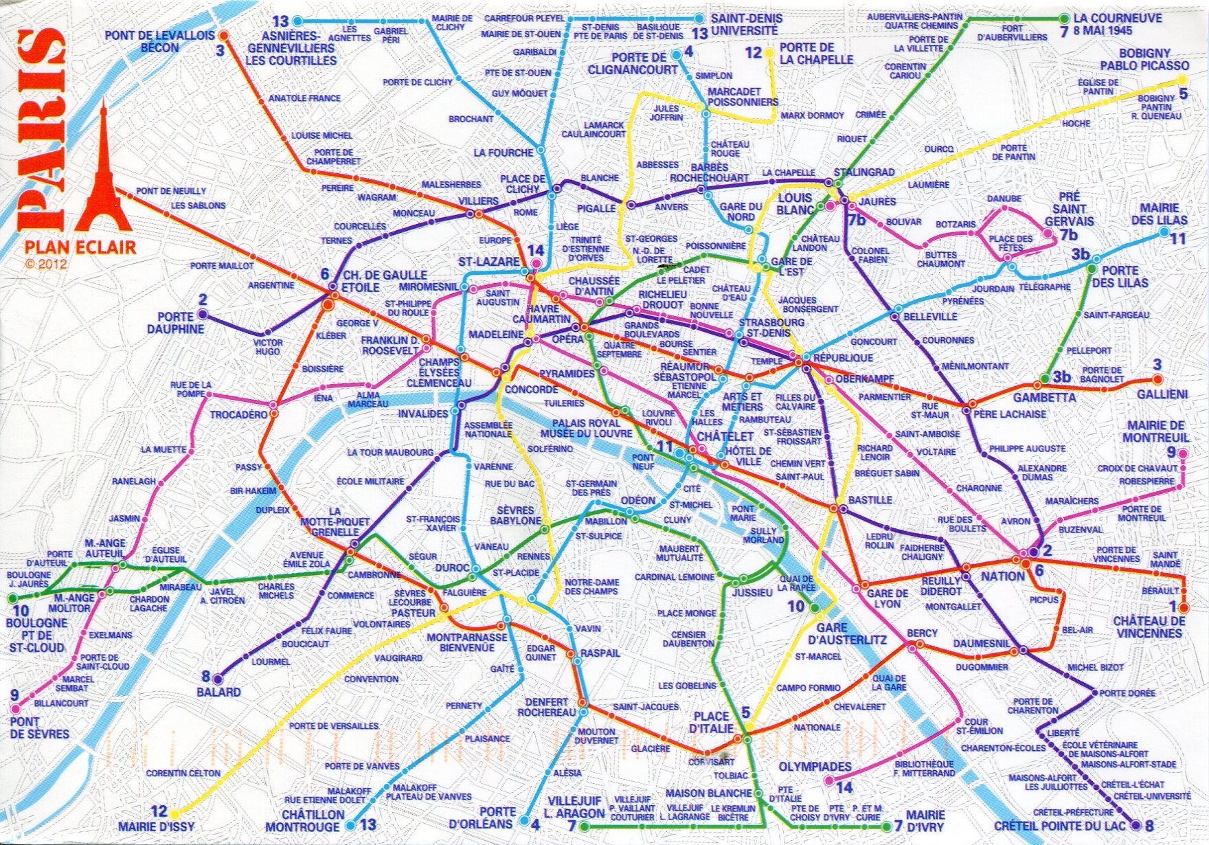 Map Of Paris Metro Printable Map Of Paris Metro Printable