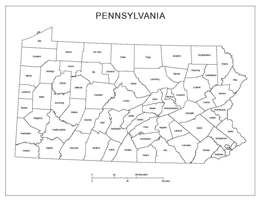 Map Of Pennsylvania Printable Map Of Pennsylvania Printable