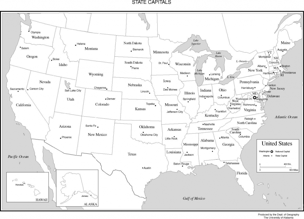 Map Of Us States And Capitals Usa State Color Map Inspirational 