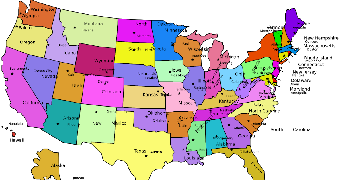 Map Of USA States