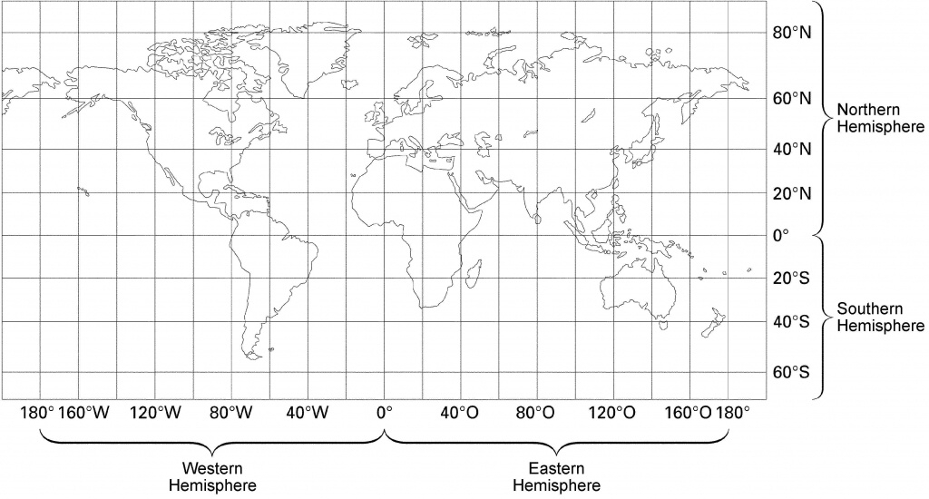 Map Of World Latitude Longitude Printable Printable Maps