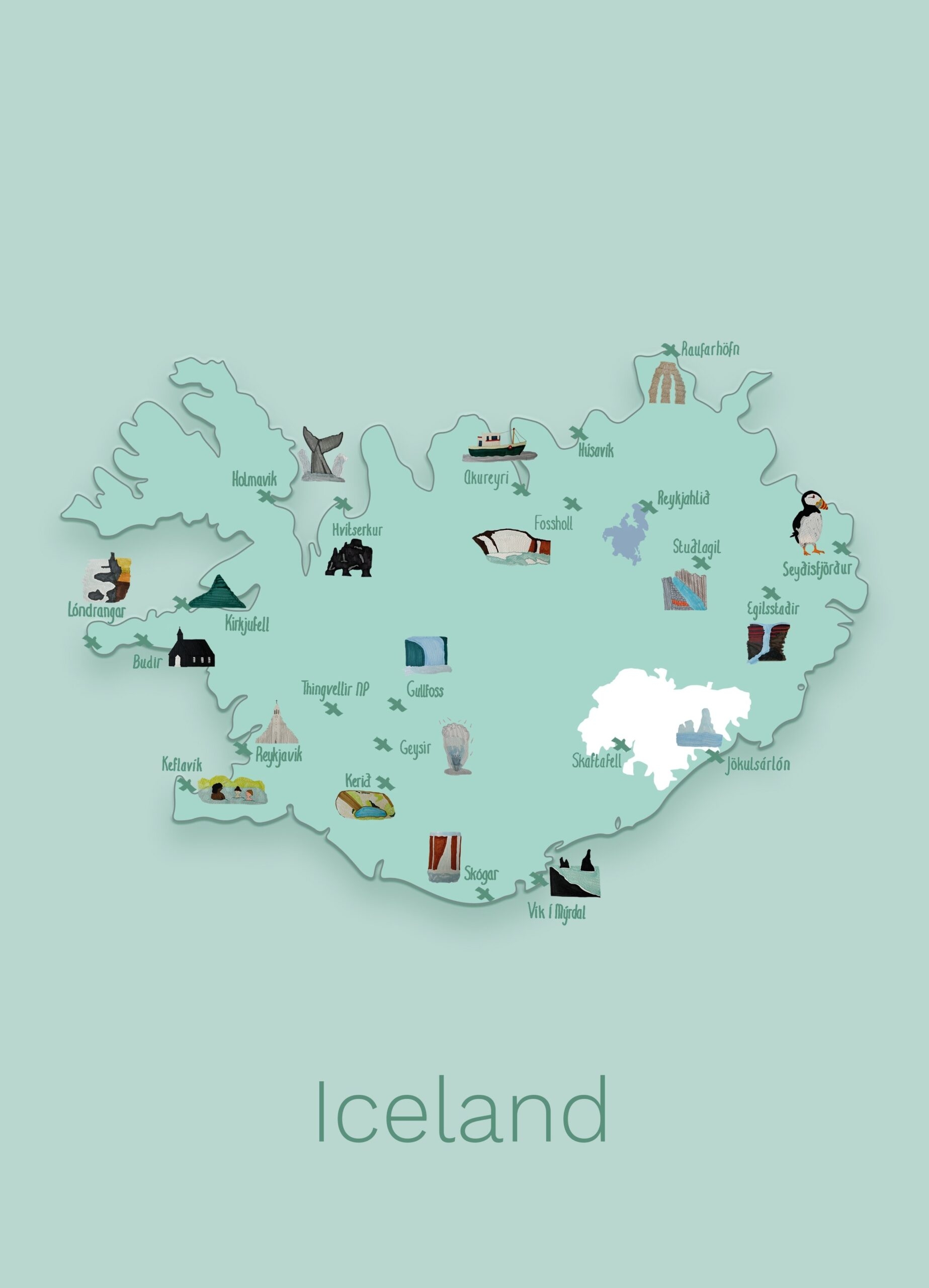 Maps Of Iceland Printable Maps Free Printable Maps