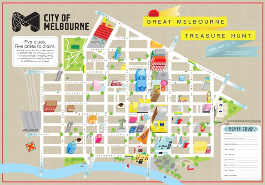 Melbourne Cbd Map Printable