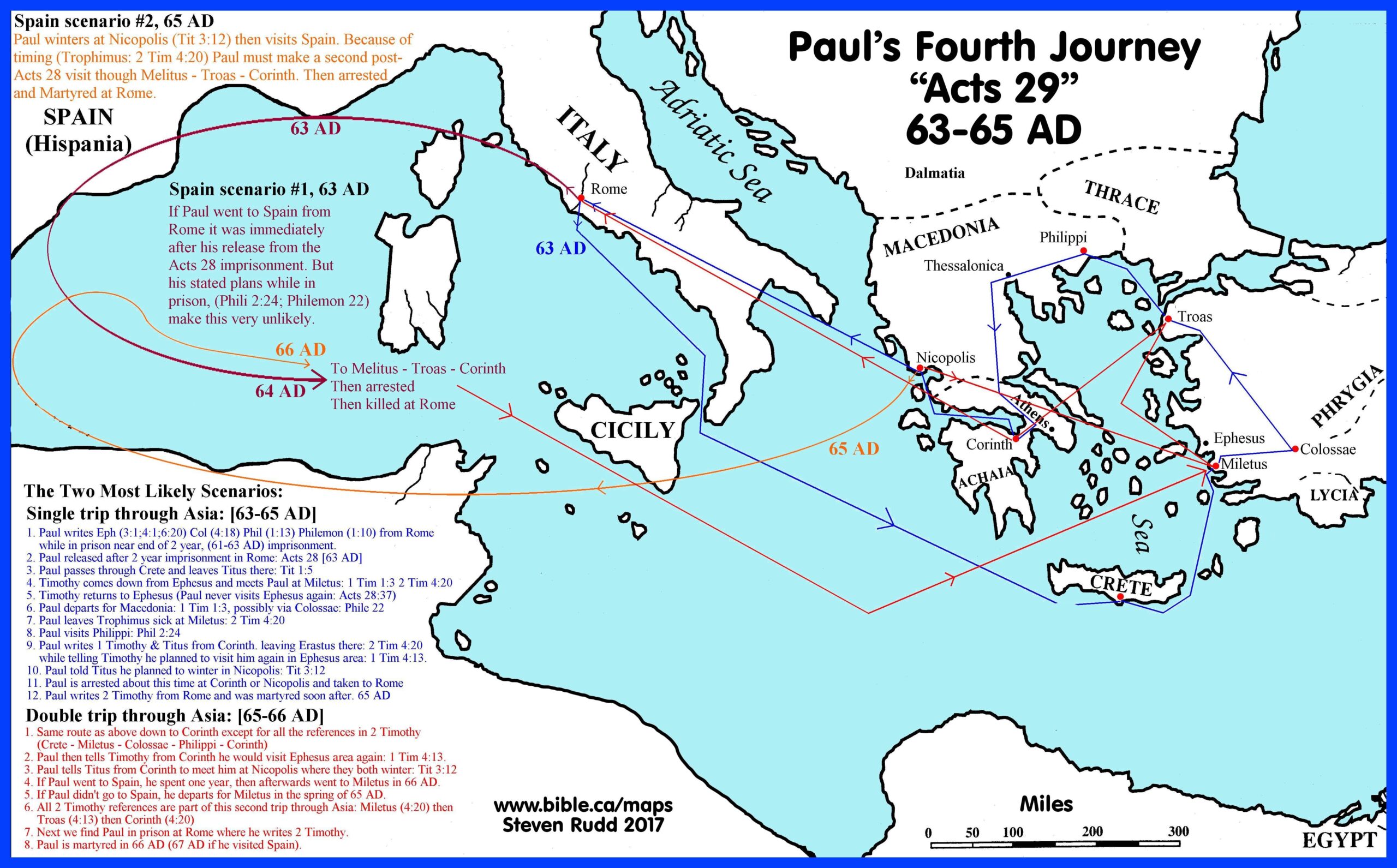 Modern Day Map Of Pauls Missionary Journeys Maps Catalog Online