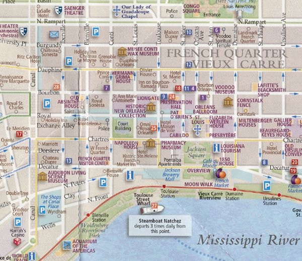 New Orleans French Quarter Map Printable Printable Board Games