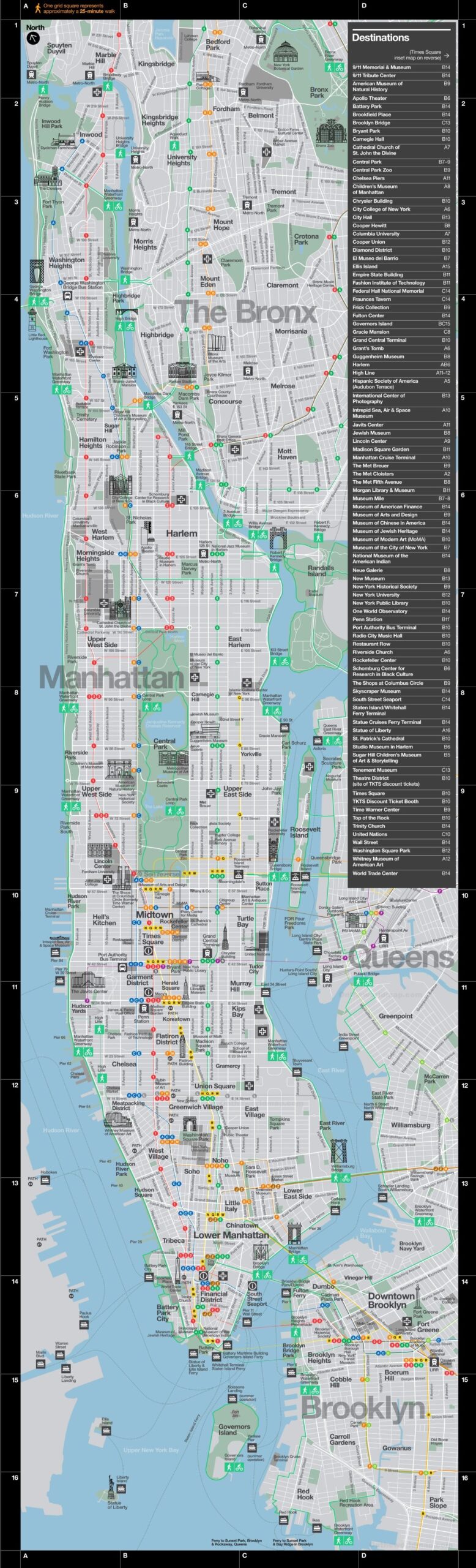 New York City Map Printable