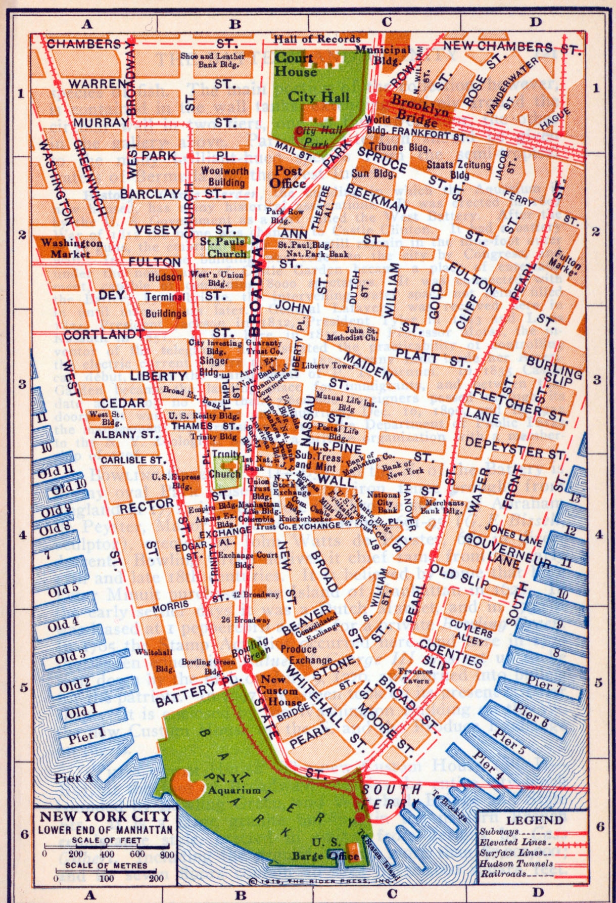 New York City Street Map Printable