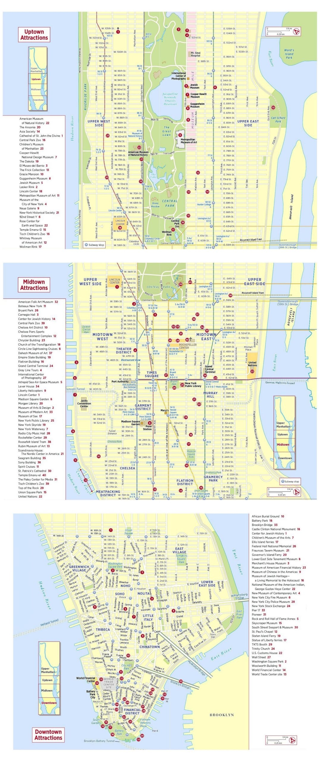 New York Tourist Map Printable Free Printable Map