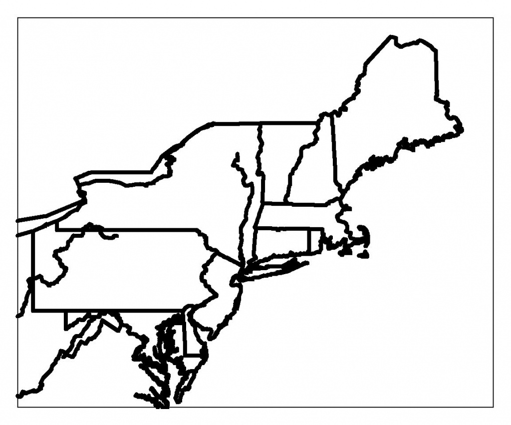 Northeast Region Map Printable