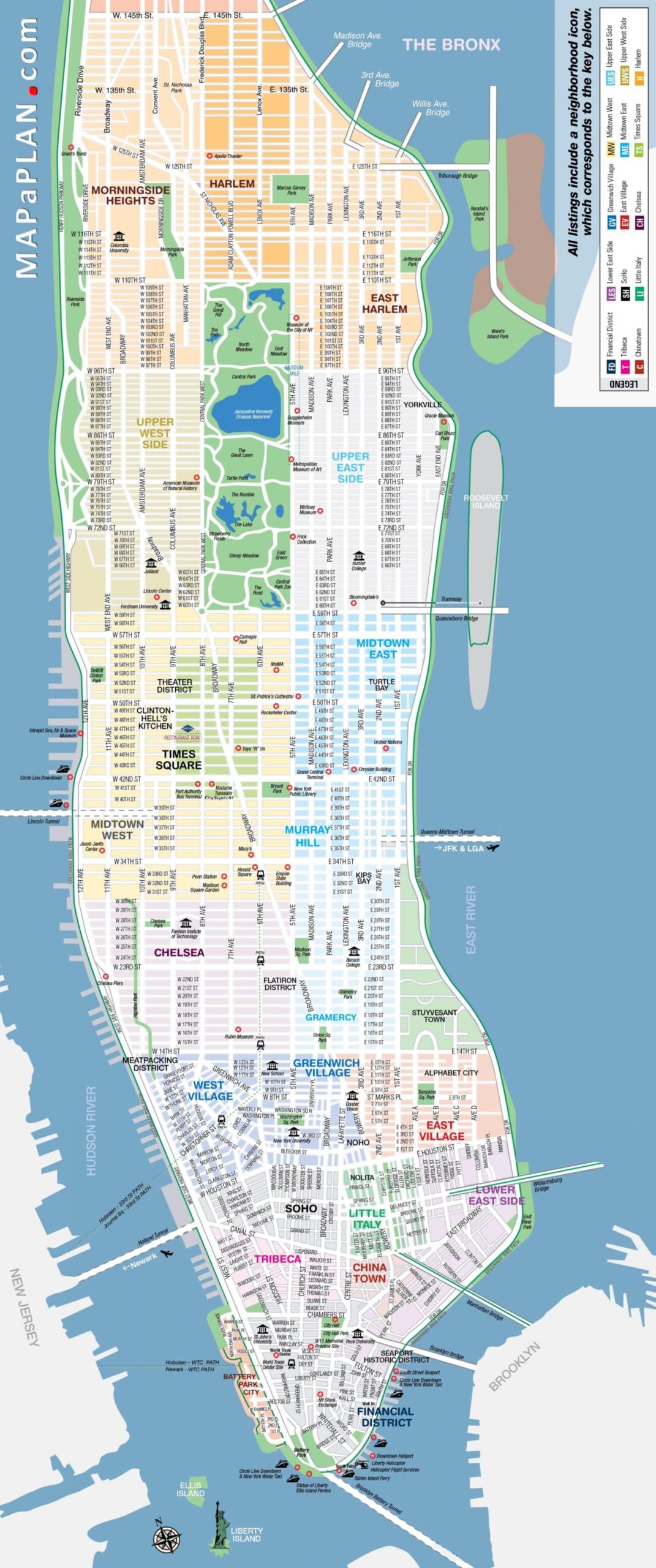 Nyc Printable Map Free Printable Maps