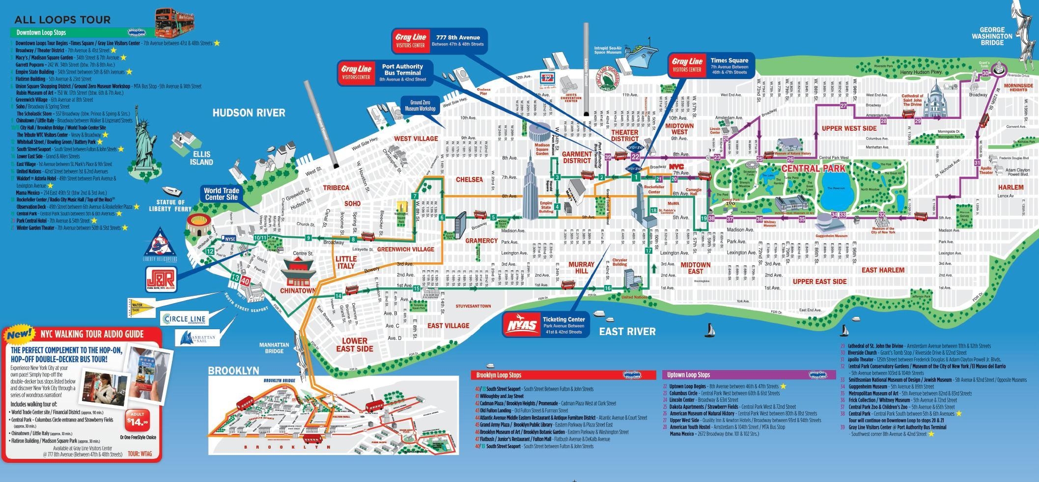 Nyc Walking Map Printable Nyc Walking Map Printable