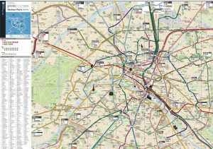 Paris Metro Map Print Underground Rail Plan Worksheets Library