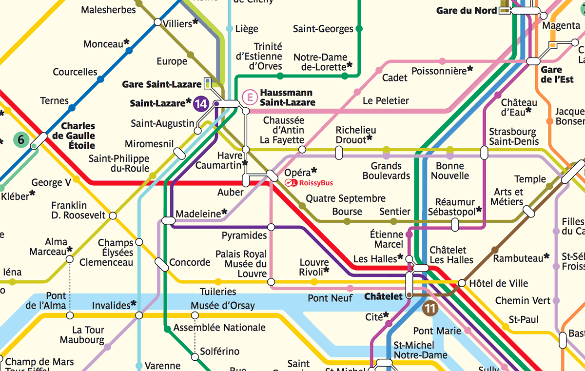 Paris Subway Map Printable