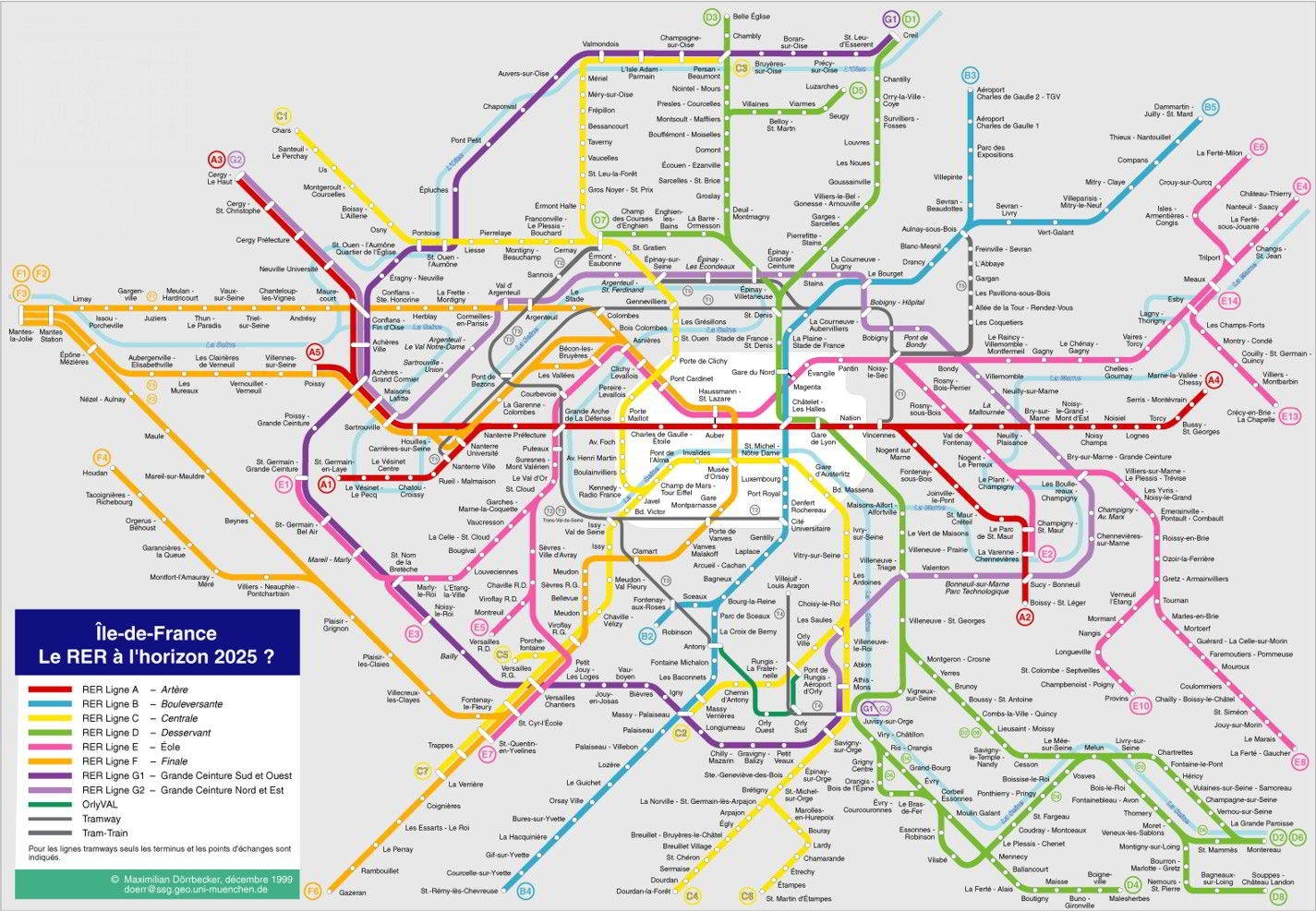 Paris Subway Map Printable