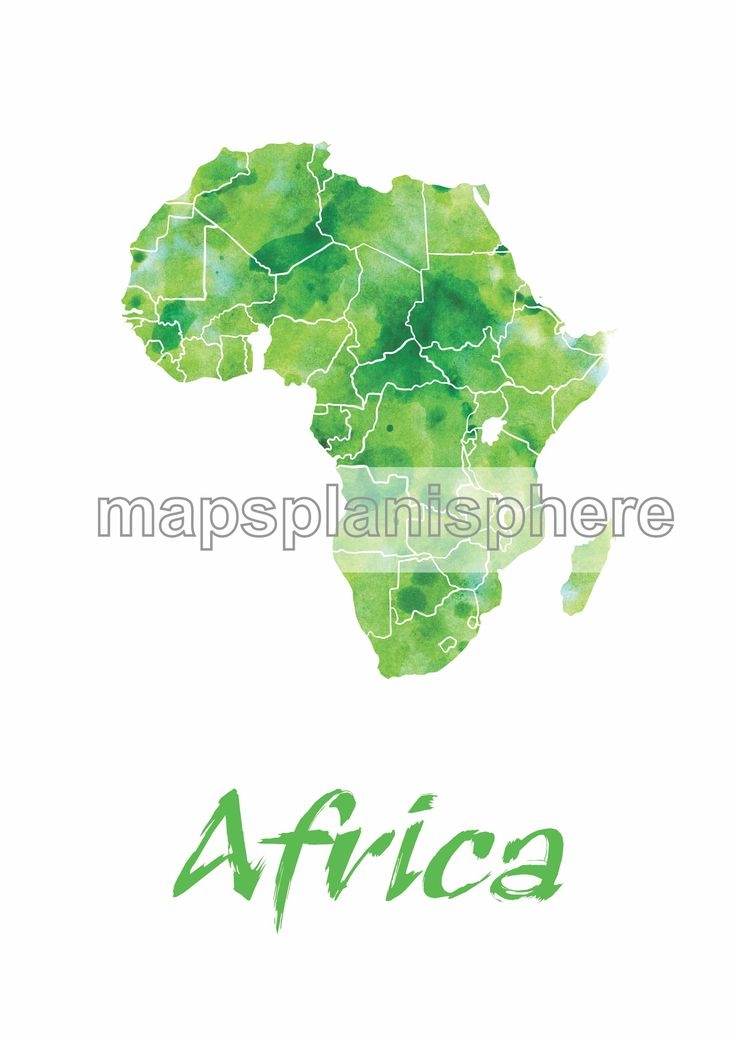 Printable African Map Printable New Year Banners