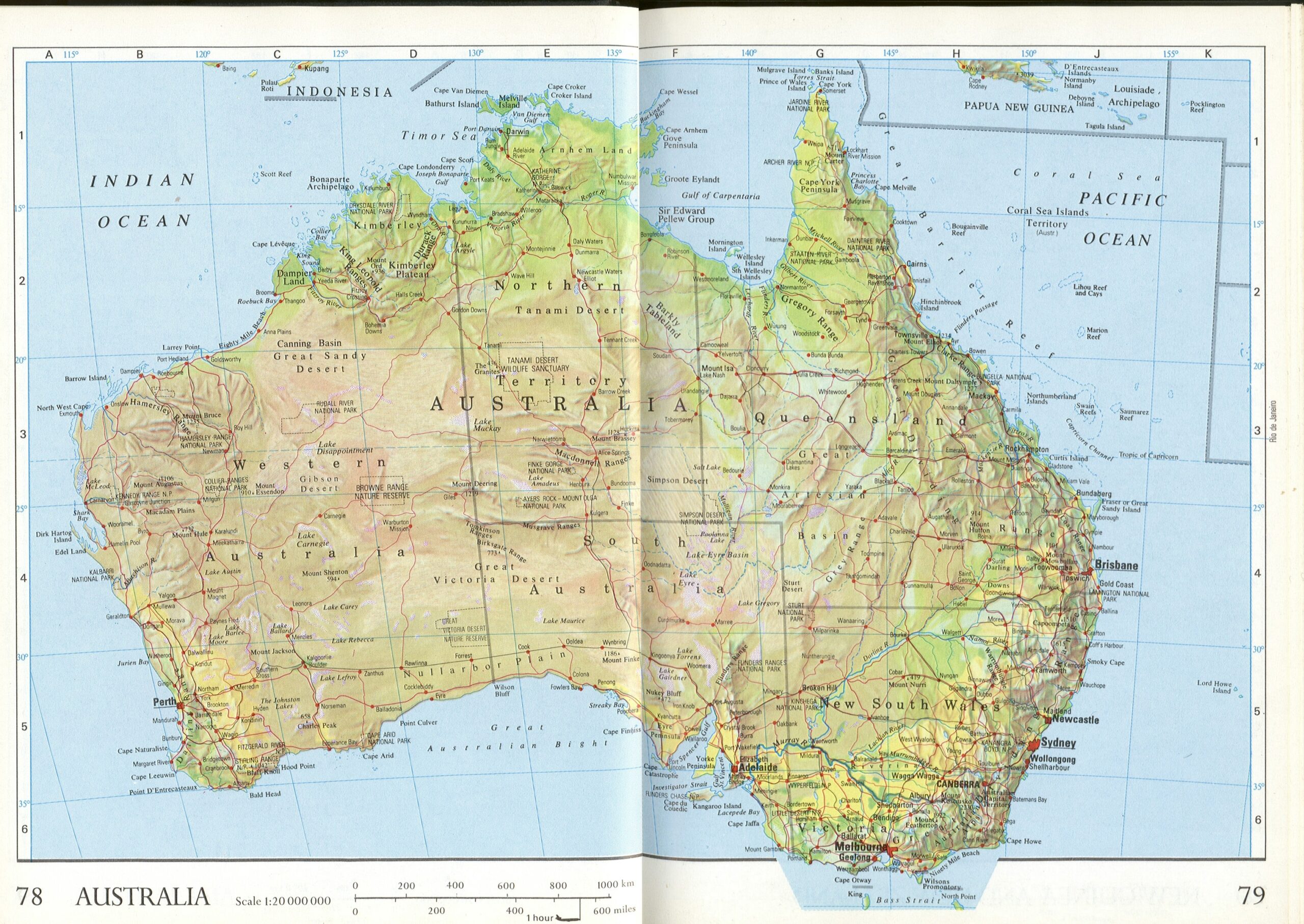 Printable Australia Map Printable Australia Map