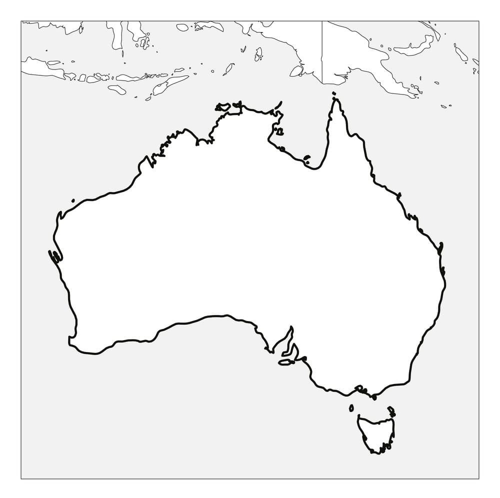 Printable Australia Map Free Download And Print For You 