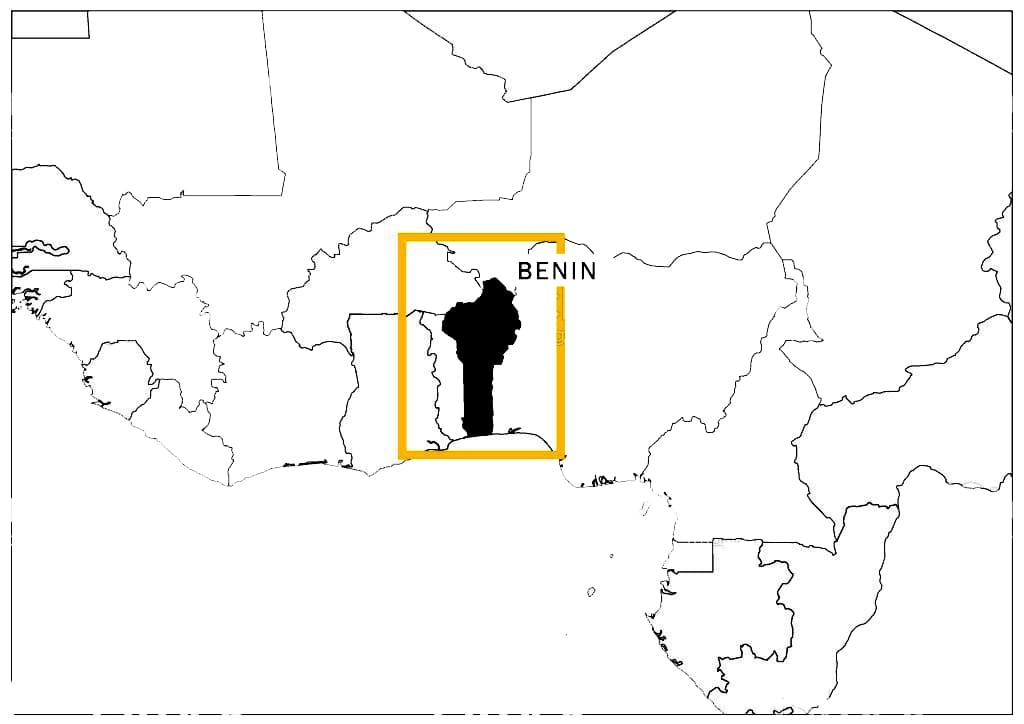 Printable Benin Map World Free Download And Print For You 