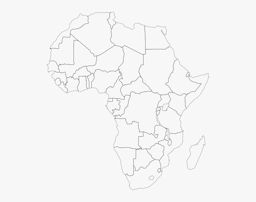 Printable Blank Africa Map