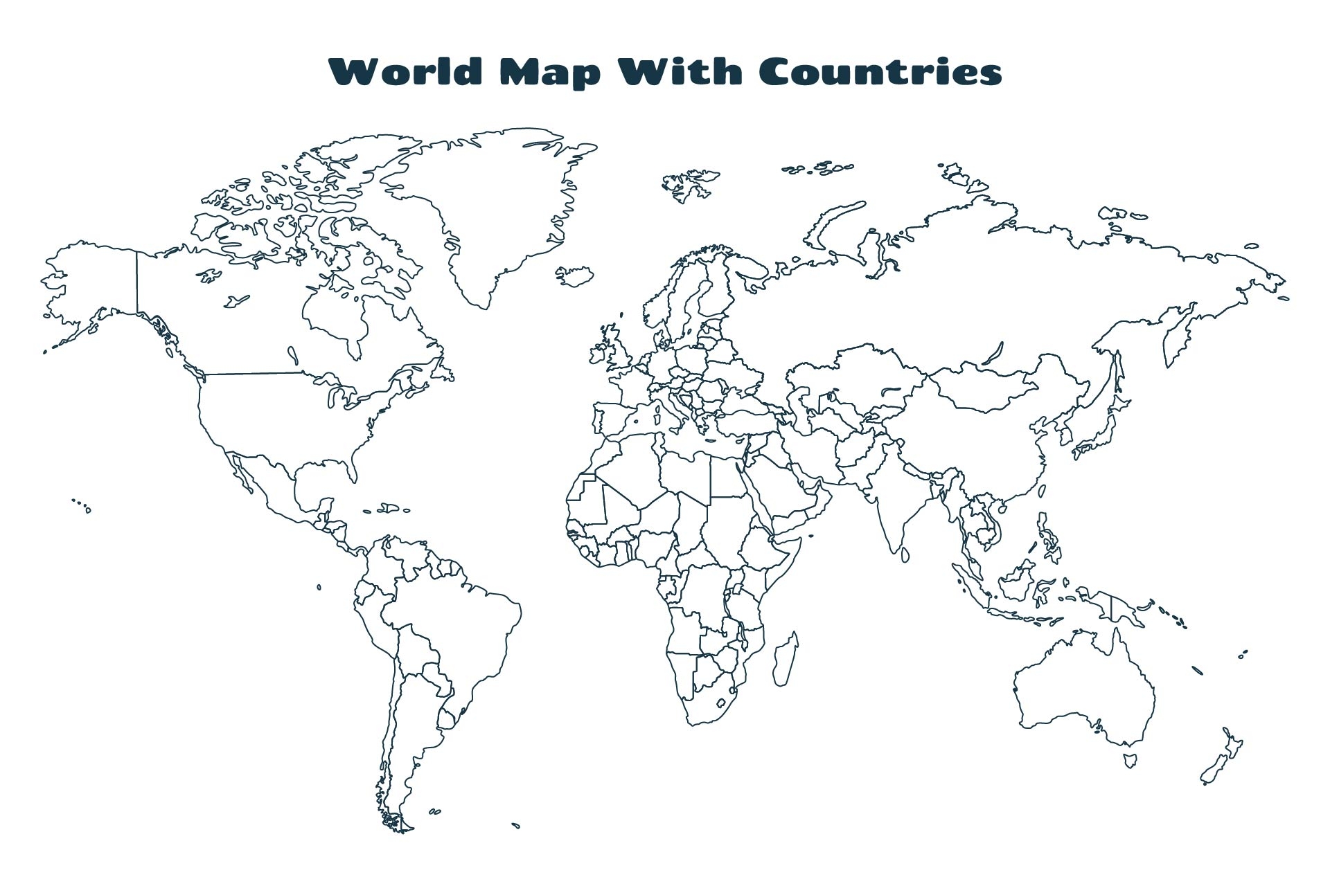 Printable Blank Maps