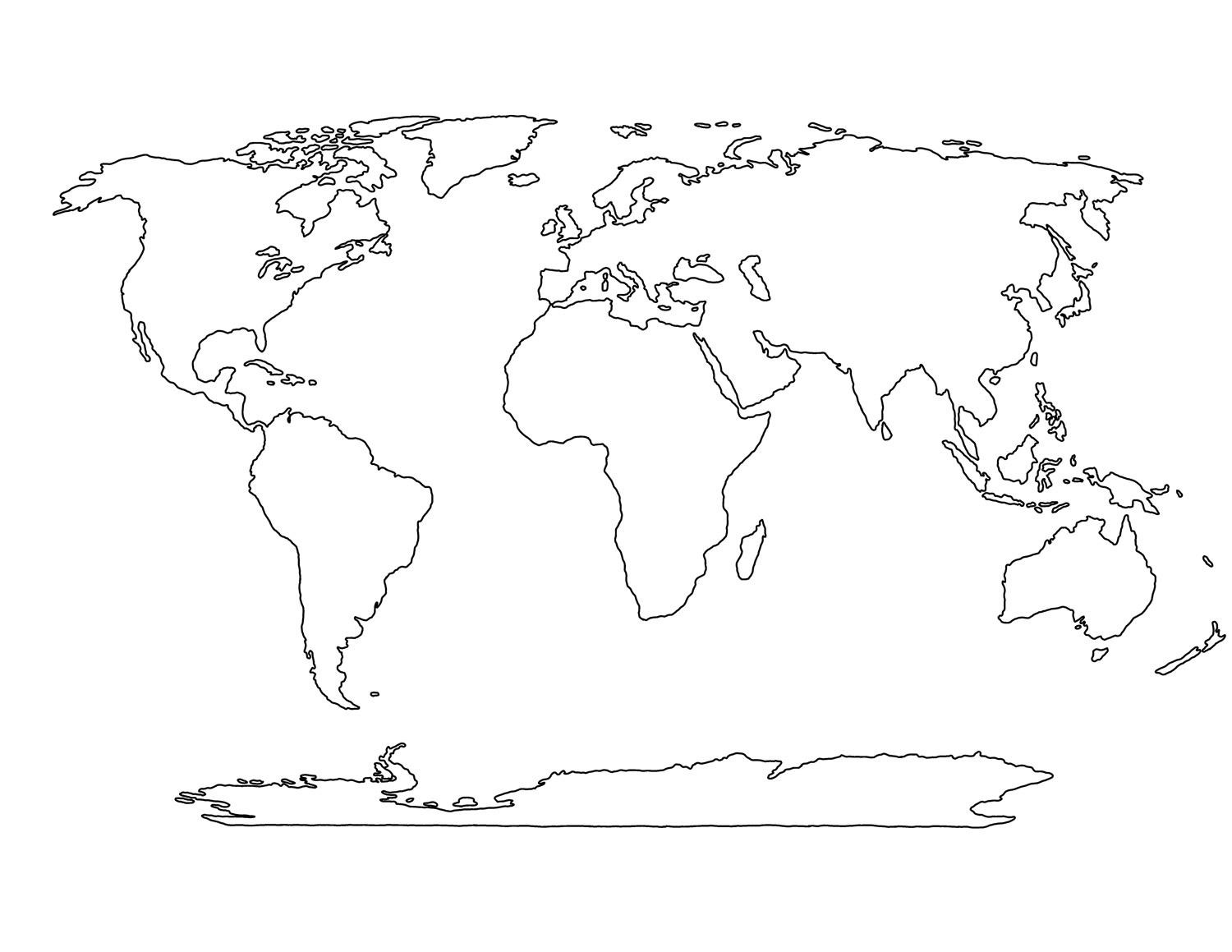 Printable Blank World Map Countries Blank World Map World Map Riset