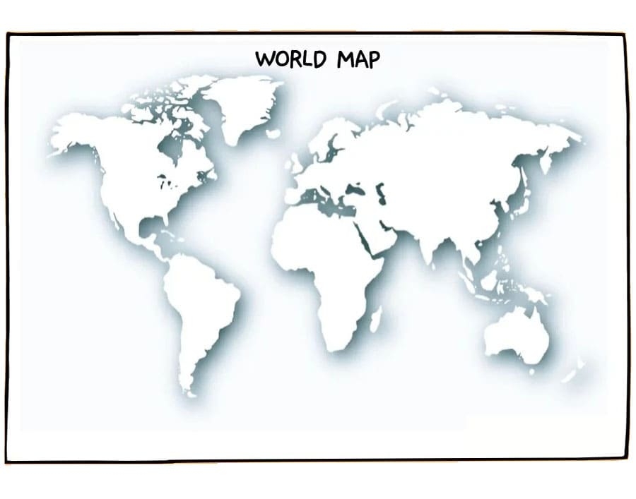 Printable Blank World Map Free Free Download And Print For You