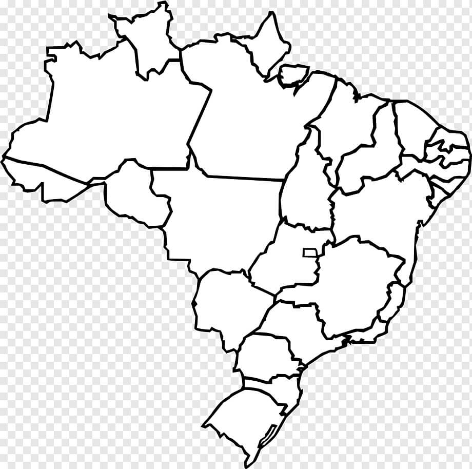 Printable Brazil Map Outline Free Download And Print For You 