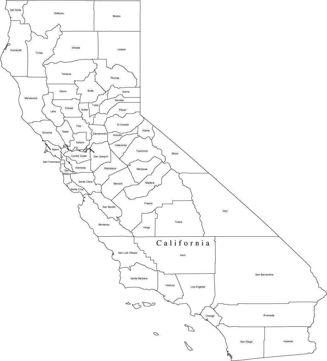 Printable California Cities Map Free Download And Print For You 