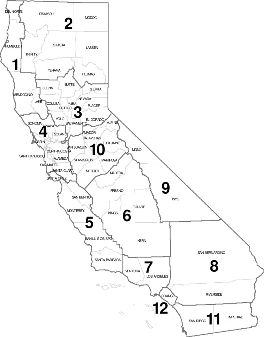 Printable California Map PrintableLib