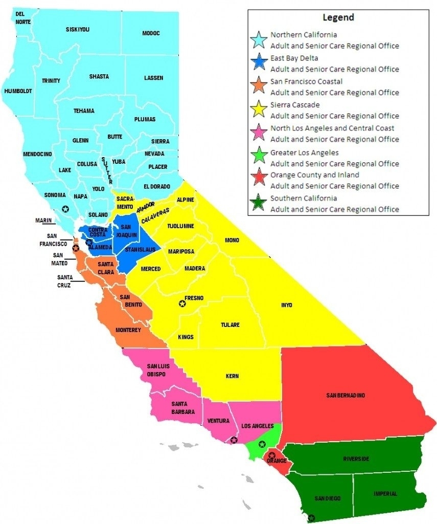 Printable California Zip Code Map