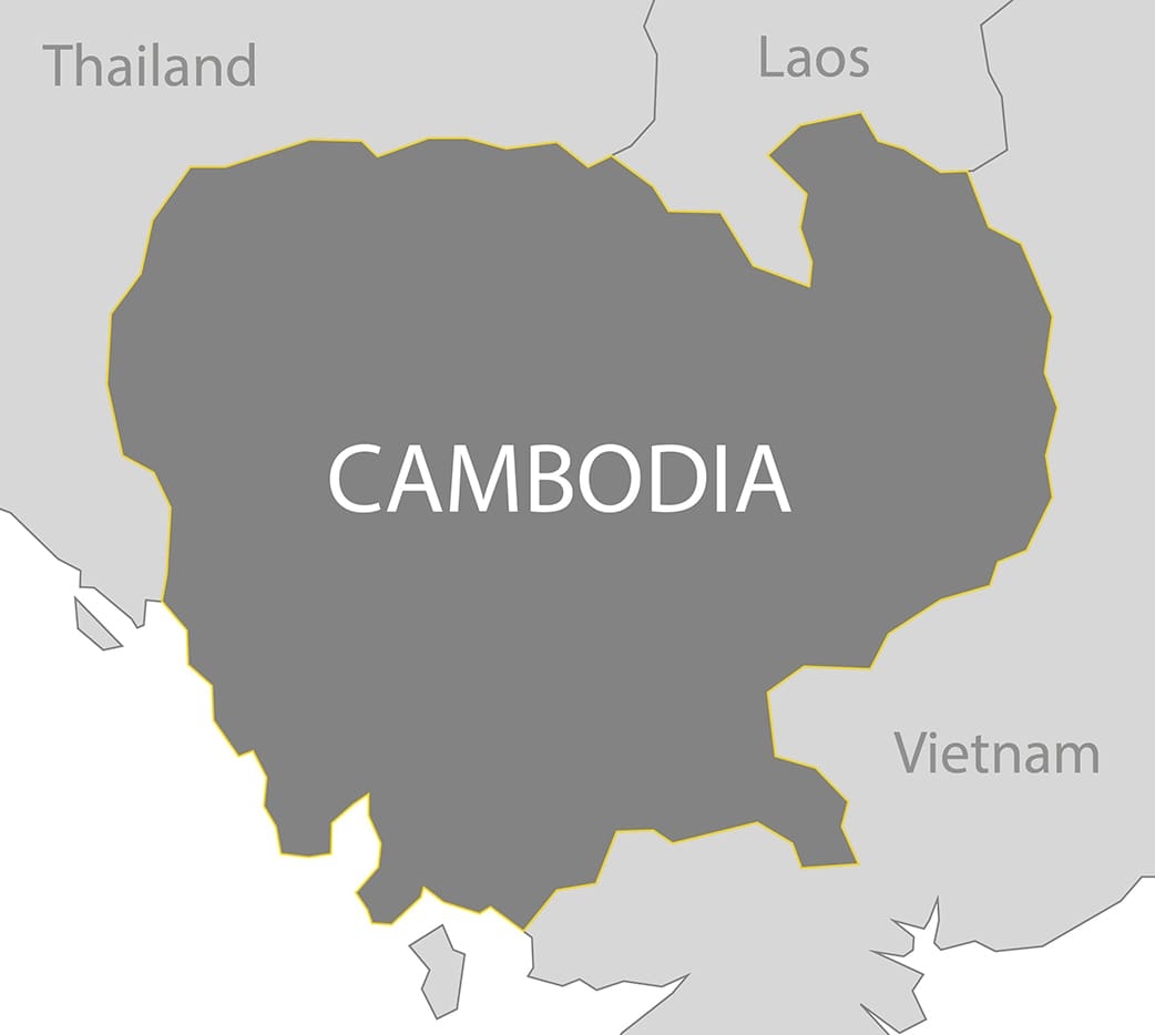 Printable Cambodia Map World Free Download And Print For You 