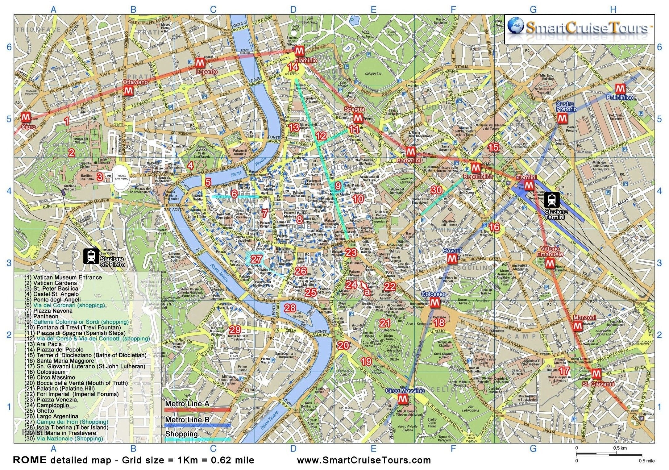 Printable City Map Of Rome Italy Printable New Year Banners