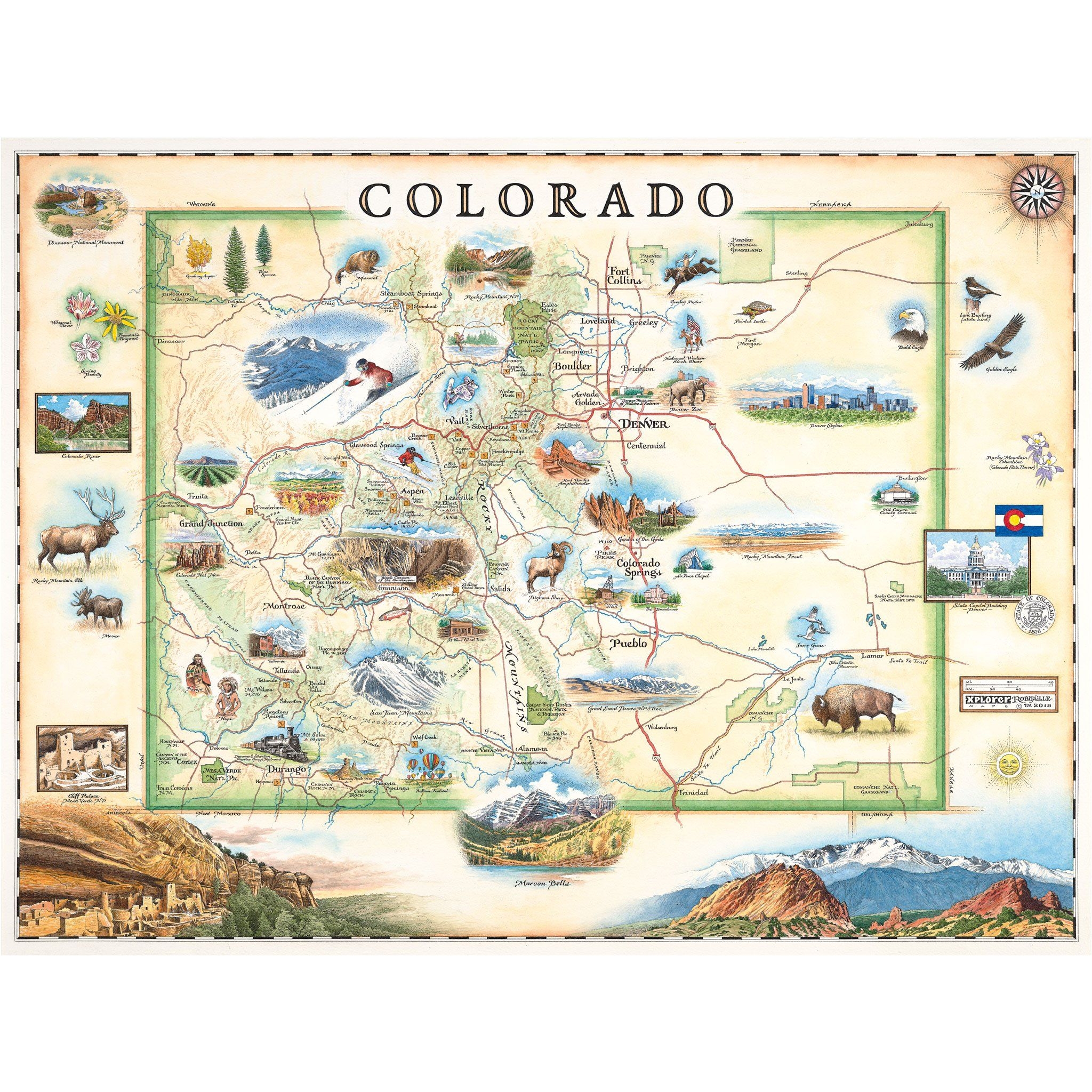Printable Colorado Map