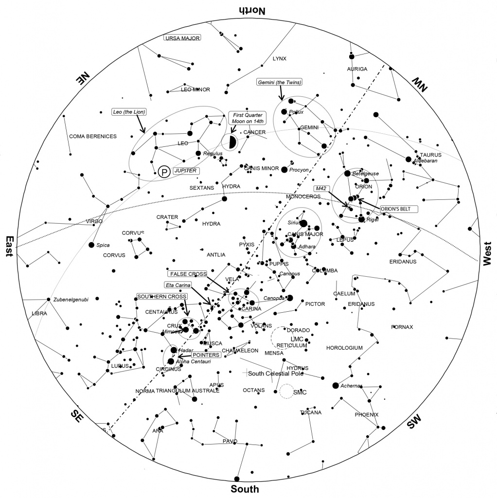 Printable Constellation Map Pdf