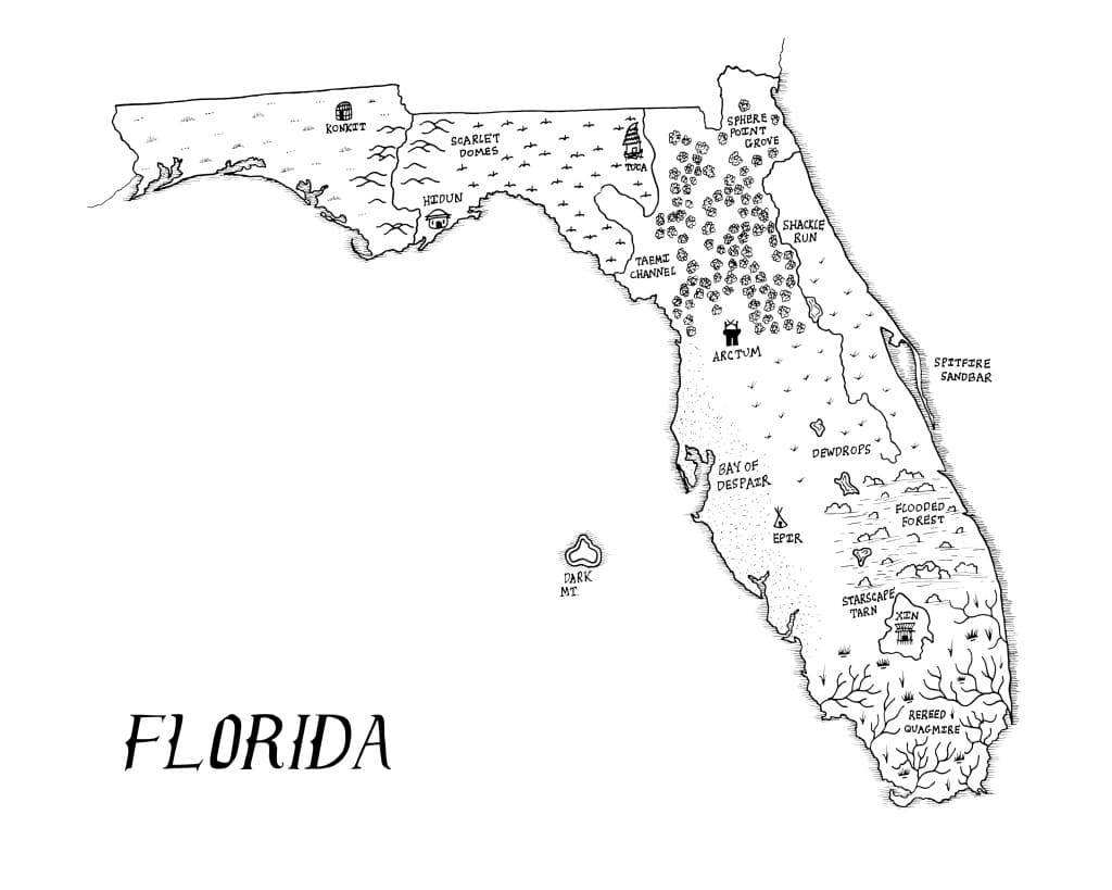 Printable County Map Of Florida Free Download And Print For You 