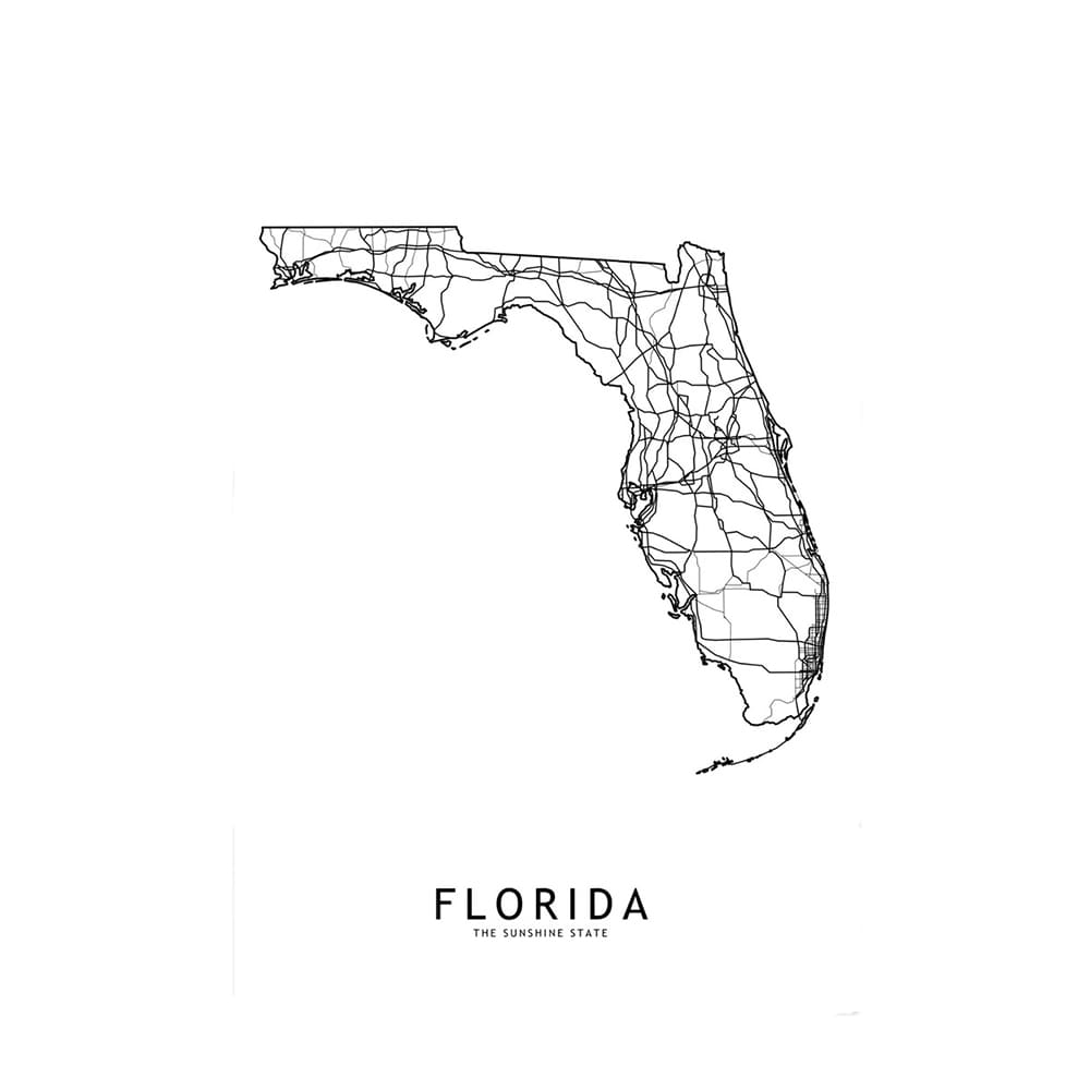 Printable County Map Of Florida Free Download And Print For You 