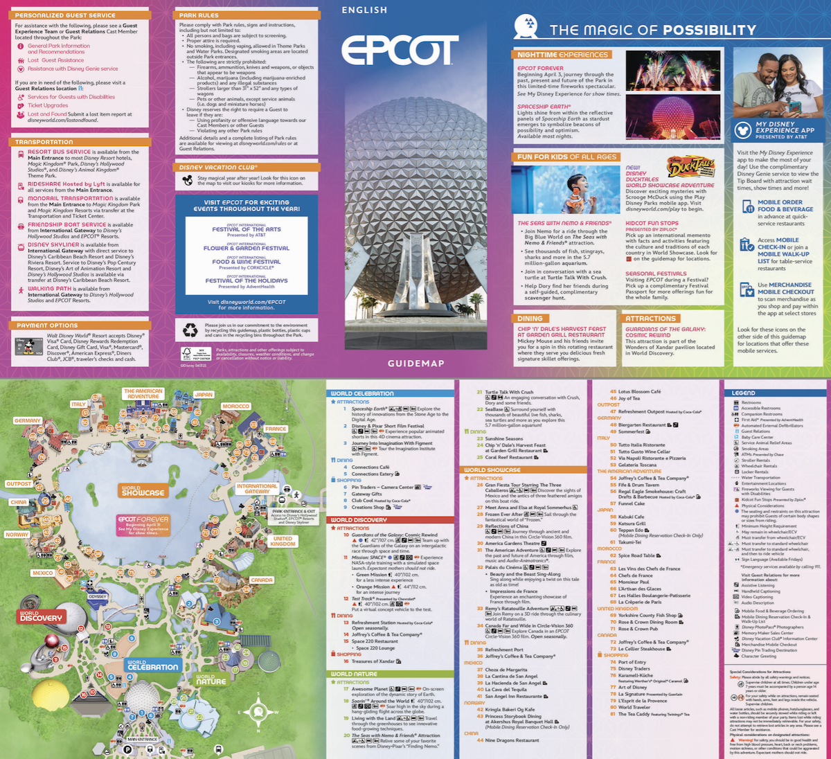 Printable Disney World Maps 2024