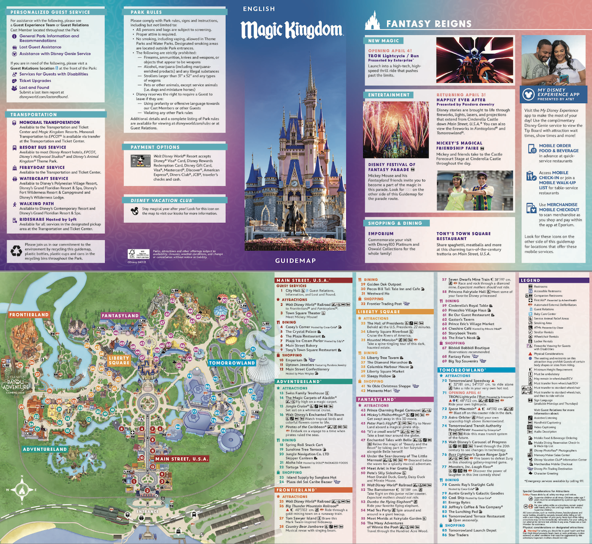 Printable Disney World Maps Free Printable Map